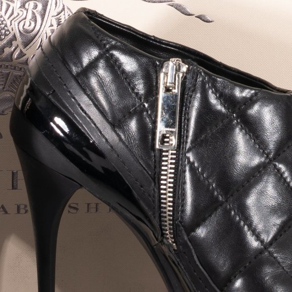 BURBERRY BOOTS - Quilted Brit Dorset 130 Platform Shoe Boot - Picture 7 of 13